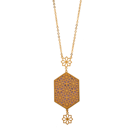 Noor Hexa Stella Necklace